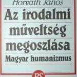 Horváth János Az irodalmi műveltség megoszlása / könyv fotó