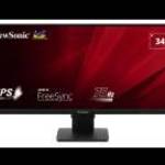 ViewSonic Monitor 34" - VA3456-MHDJ (IPS, 21: 9, 3440x1440, 4ms, 420cd/m2, DP, HDMI*2, SPK, mag.áll) fotó