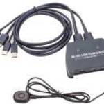 VCOM 2 portos HDMI KVM switch (DD221-4K) fotó