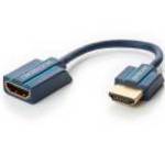 Clicktronic átalakító HDMI (apa)- HDMI (anya), flexibilis kábellel fotó