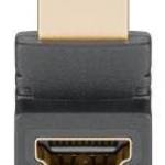 Goobay HDMI (anya) - HDMI (apa) adapter 90°-ban hajlított (8K 60Hz), fekete fotó