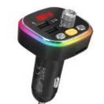 S-Link FM Transmitter - SL-BT306 (5V/3.1A, Bluetooth, 2db USB, Micro SD, RGB) - S-LINK fotó