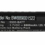 Nightstick 5500-BATT Zseblámpa Elem - 6800 mAh, 3, 7 V Li-Ion - VHBW fotó