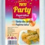 Papírtálca, 10, 5x16, 5 cm, 25 db, TUTI "Party" fotó