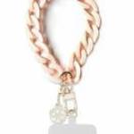 Guess GUOUCBMC4MP Universal Big Hand Strap tok - rózsaszín akril 4G Charm fotó