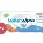 WATERWIPES Nedves törlőkendők, műanyagmentes 7x60 db (420 db) fotó