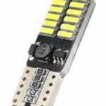 LED izzó 12V T10 24SMD LED FEHÉR CANBUS - TruckerShop fotó