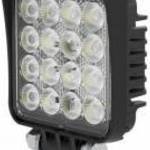 Mini munkalámpa 16 LED-es (82x82mm) terítő fény - TruckerShop fotó