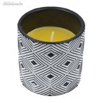 Citronella edény kerámia színes design gyémánt dombornyomott 260g fotó