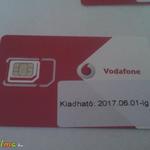 Vodafone sim kártyák, sim kártya (2-t fizet, 3-mat vihet) fotó