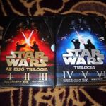 STAR WARS I.-VI. - Trilógia 1 - 2 - DVD GYŰJTEMÉNY (2 DB DÍSZDOBOZ EGYBEN) - ÚJSZERŰ, HIBÁTLAN fotó