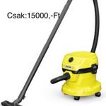 KARCHER WD2 pórszívó, porzsákkal Bp.-n fotó