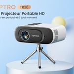 TOPTRO TR26 mini projektor Full HD 1080P 16000 Lumen Auto Keystone WiFi BT Video Hordozható házimozi fotó