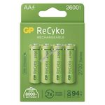 GP ReCyko HR6 (AA) ceruza akku 2600mAh 4db/csomag fotó