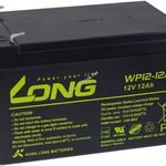 KungLong ólom akku WP12-12A kompatibilis Panasonic LC-RA1212PG1 fotó