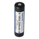 Keeppower 18650 akku 3.7V, Li-Ion, 2200mAh, védelmi elektronikával, 68.9 mm x 18.5mm érintkezővel fotó