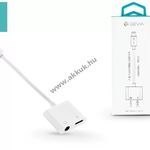 Devia lightning + 3.5 mm jack adapter egyidőben történő töltéshez és zenehallgatáshoz fotó