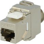 CAT 6a KeyStone RJ45 csatlakozó, STP árnyékolással, 250 MHz Csatlakozás: LSA, cink öntött ház fotó