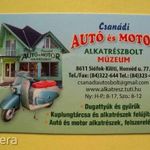 Kártyanaptár, Autó - motor, veterán motor, Panni robogó fotó