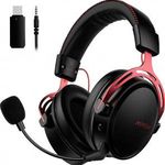 Mipow Mpow Gamer Over Ear headset Rádiójel vezérlésű, Vezetékes Stereo Fekete, Piros mikrofon zaj... fotó