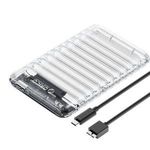 Orico 2.5 külső HDD ház átlátszó (2139U3-V1-CR-EP) (2139U3-V1-CR-EP) fotó