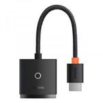 Baseus Lite Series HDMI-VGA adapter fekete (WKQX010001) (WKQX010001) fotó