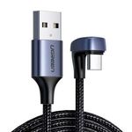 UGREEN USB-A - USB-C (U-alakban hajlított) kábel 2m (70315) (UGREEN70315) fotó