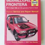 Opel Frontera Haynes Service and Repair Manual javítási kézikönyv fotó