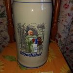 óriási nagyméretű 5 liter ! HÖHR GRENZHAUSEN rastal 1993 korsó KULMBACHER mönchshof fotó