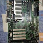 Retró Compaq alaplap Pentium III processzorral fotó