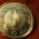 Németország ezüst 10 euro 2003 PROOF, kapszula 18 gramm 0.925 32, 5 mm fotó