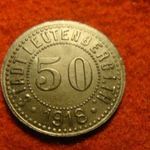 Leutenberg zinc 50 pfennig 1918 fotó