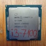 Intel i3-7100, i3 7100 LGA1151 7. generációs CPU processzor hűtő nélkül integrált videokártyával fotó