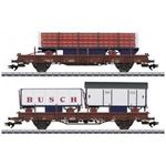 Márklin 45042 H0 DR Circus Busch tehervagon 2db-os készlet fotó