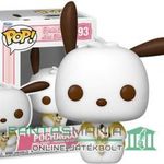 10cmes Funko POP 93 Helllo Kitty and Friends Saniro figura - Pochacco fehér kutyakölyök - cuki Japán fotó