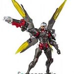 16cm-es Overwatch Ultimates figura - Carbon Series Pharah szárnyas figura fegyverrel és extra-mozgat fotó