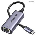 UGREEN USB-C to RJ45 2, 5G Ethernet Adapter Grey 25052 fotó