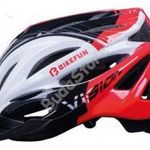 BIKEFUN Vision Fejvédő L piros/fekete/fehér 58-61 cm HB18RBW-L fotó