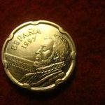 Spanyolország nikkel emlék 50 peseta 1997 UNC fotó