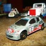 Majorette Peugeot 206 rallye fotó