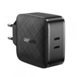 Fali töltő UGREEN CD216, 2xUSB-C, 66W, PD (fekete) fotó