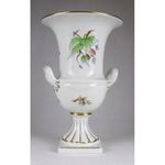 0N637 Hecsedli mintás Herendi porcelán váza 24 cm fotó