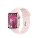 Apple Watch S9 GPS 41mm Pink Alu Case with Light Pink Sport Band S/M MR933 Telefon, Okosóra Okosóra fotó