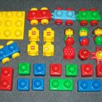 Lego duplo primo autó, kocsi, baba, építőelem vegyes csomag fotó