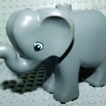 Lego elefánt borjú - Duplo Elephant Baby, Eyes Squared 6502c01pb02. Kis elefánt bébi. fotó