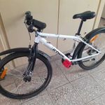 Decathlon Btwin Rockrider 300 gyerek bicikli, 24" MTB kerékpár, fehér fotó