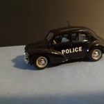 Régi Eligor Renault 4 CV Police 1/43 gumi hiány =70= fotó