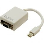 DisplayPort - VGA átalakító adapter, 1x mini DisplayPort dugó - 1x VAG aljzat, fehér, LogiLink (C... fotó