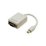 DisplayPort - VGA átalakító adapter, 1x mini DisplayPort dugó - 1x VAG aljzat, fehér, LogiLink fotó