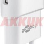 Goobay USB hál. adapter töltő, töltőfej 1A karcsú design fotó